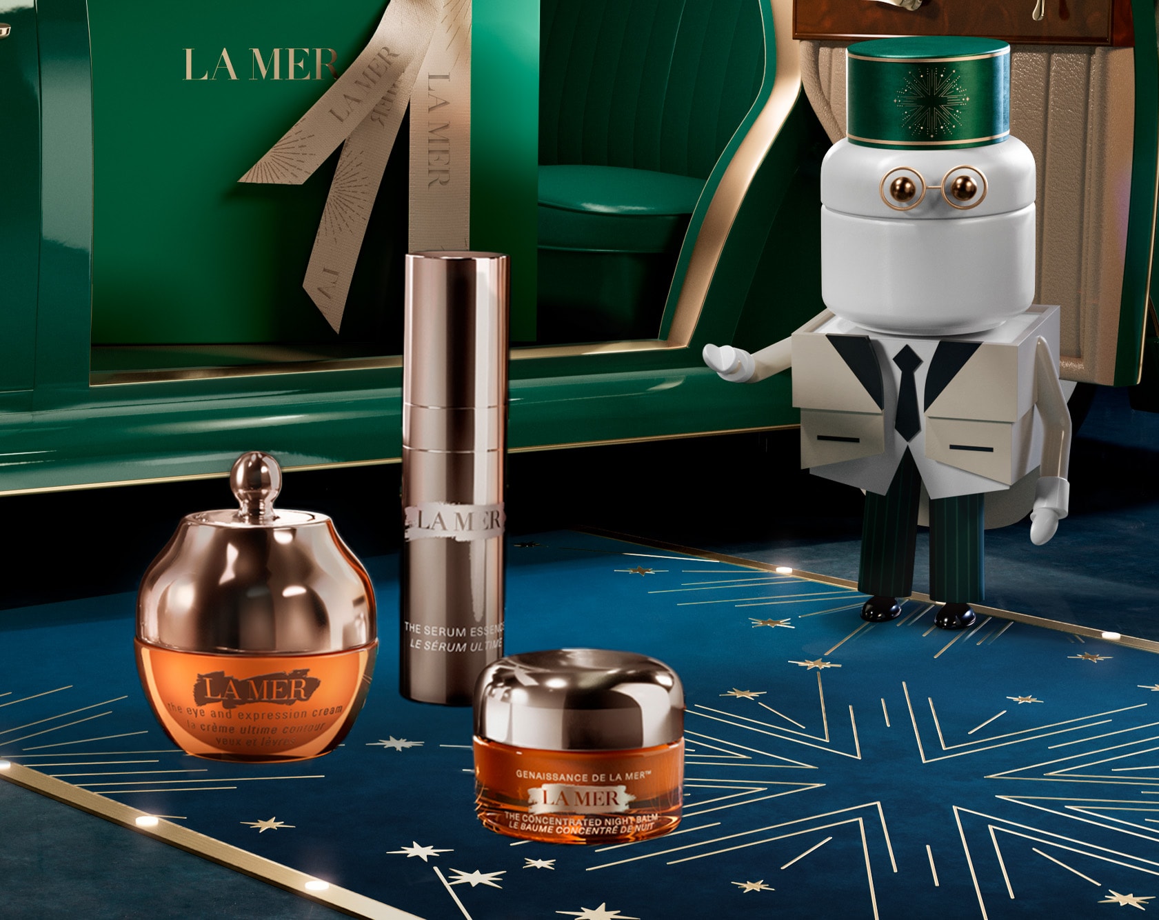 Worth $550, this 3-piece set is yours with $450+ purchases. 